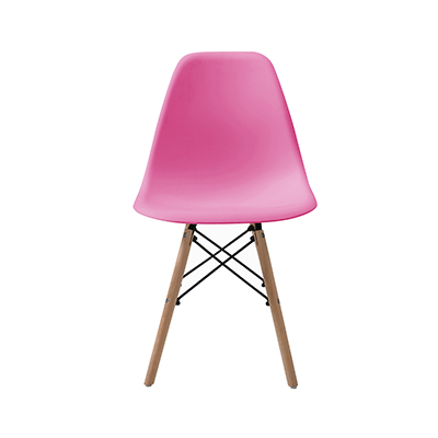 SILLA OSLO REPLICA EAMES COLOR ROSA