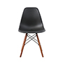 SILLA OSLO REPLICA EAMES COLOR NOGAL Y NEGRO