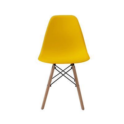 SILLA OSLO REPLICA EAMES COLOR AMARILLO