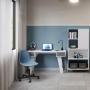 SILLA DE OFICIAN ROLET COLOR AZUL