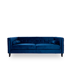alterego sofa de 3 plazas terciopleo madison color azul