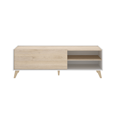 MUEBLE PARA TV NESS COLOR MADERA Y BLANCO