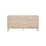 CREDENZA NESS COLOR MADERA Y BLANCO