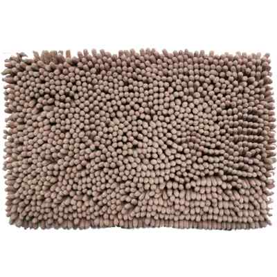 TAPETE DE BAÑO SHAGGY CORAL CAMEL 50X80 CM