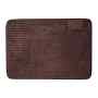 SET 2 TAPETES DE BAÑO MEMORY FOAM LINES CAFÉ 50X70 CM