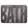 SET 2 TAPETES DE BAÑO MEMORY BATH GRIS OSCURO 40X60 CM
