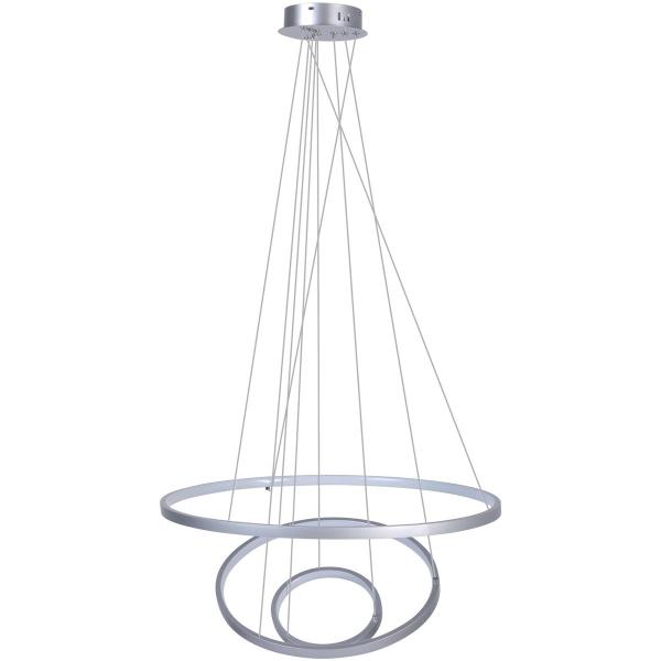 LÁMPARA COLGANTE 1.14 M X 60 CM PLATA