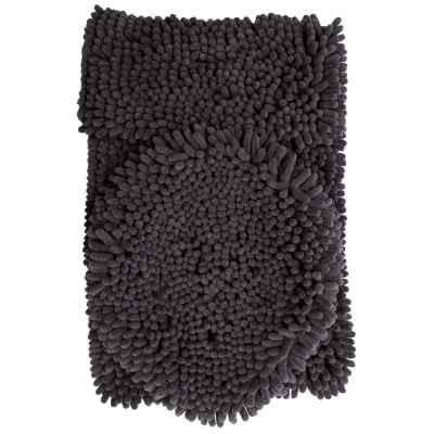 SET DE BAÑO SILK 3 PZ. GRIS OBSCURO