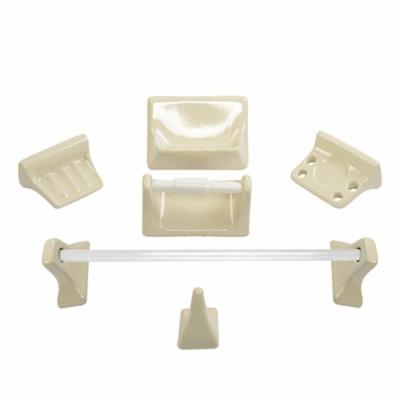 JUEGO DE ACCESORIOS CERÁMICA 6 PIEZAS HUESO