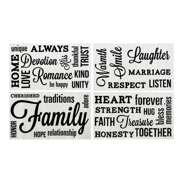 STICKERS FRASES FAMILIA RMK2741SCS