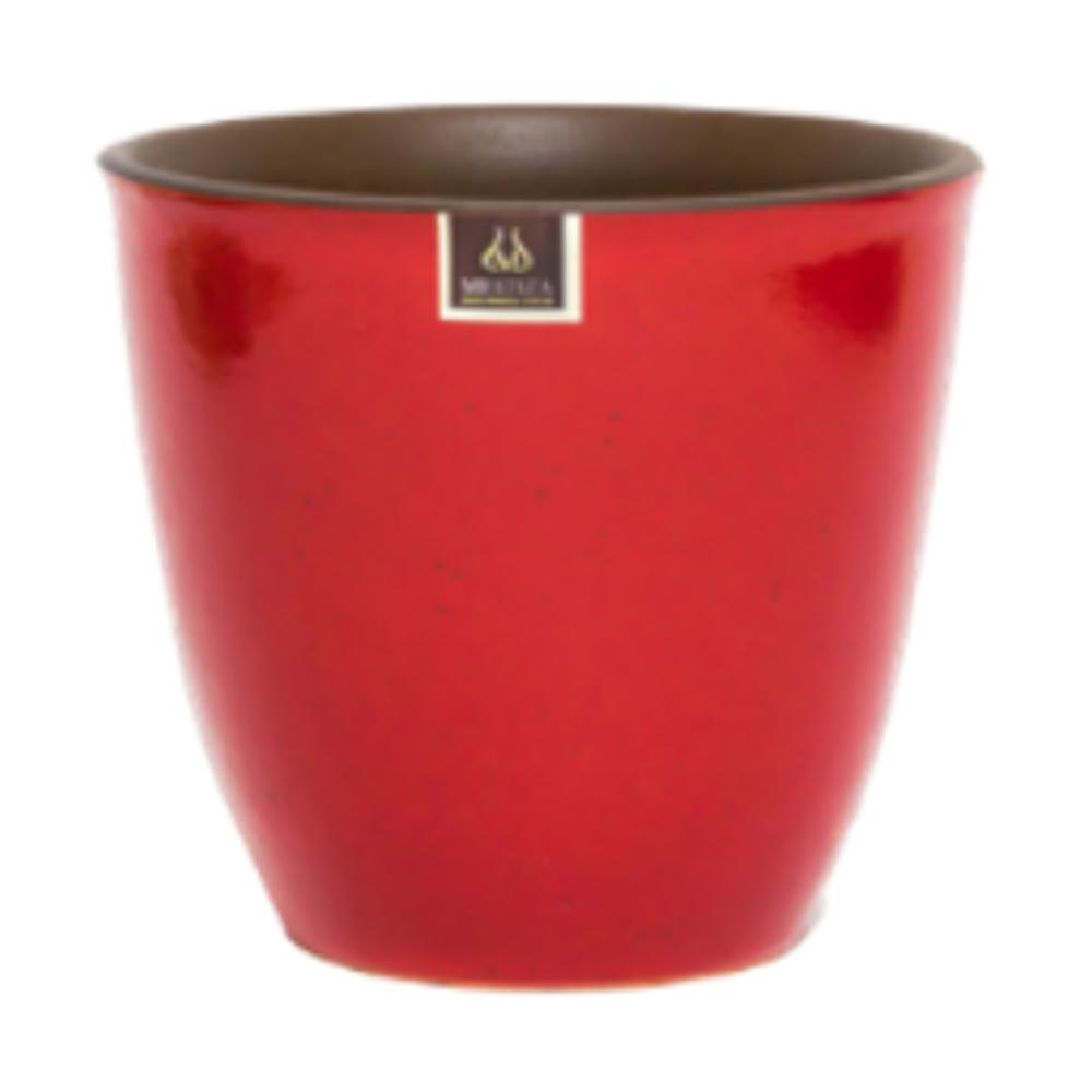 Maceta zafiro 14 morena roja