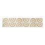 DECORACIÓN ADHESIVA DE PARED ARCOÍRIS BEIGE 9 X 13 CM 12 PIEZAS