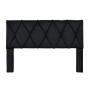 CABECERA KING SIZE DE MADERA NEGRO
