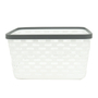 CAJA DE PLÁSTICO 31.2 X 21.5 X 17.7 CM BLANCO