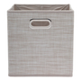 CUBO ORGANIZADOR DE TESLIN 28 X 27 X 27 CM BEIGE