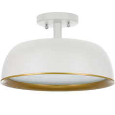 LÁMPARA DE TECHO LED 19.81 X 33.02 CM BLANCO