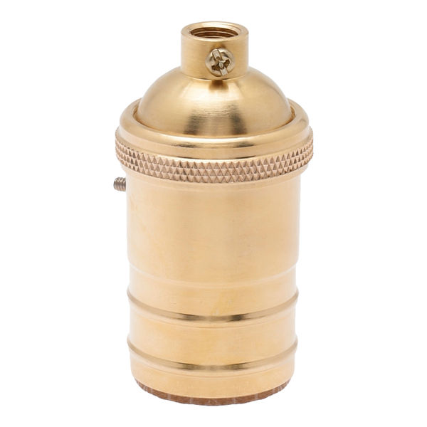 SOQUET CON SWITCH 7 X 3.4 CM DORADO LAMPER