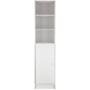 ORGANIZADOR CON PUERTA INFERIOR Y ENTREPAÑOS 1.80 M X 39 X 24 CM BLANCO