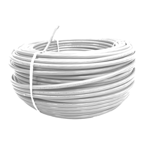 CABLE THW 6 AWG BLANCO 100 M CONDULAC