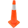 CONO DE SEÑALIZACIÓN PARA TRÁFICO 90 CM DE ALTURA CON REFLEJANTE DOGOTULS CT3003