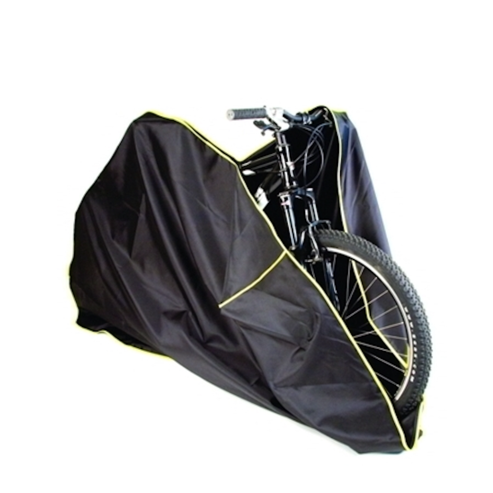 Funda para bicicleta, para 3 bicicletas, HWD: 43.3 x 78.7 x 39.4 in,  protección contra la lluvia y la suciedad, con bolsa, plástico, negro/plata