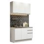 COCINA INTEGRAL MADESA GLAMY CON MESÓN DE ACERO CON 120 CM