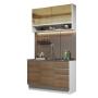 COCINA INTEGRAL MADESA GLAMY SIN MESÓN DE ACERO 120 CM