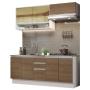 COCINA INTEGRAL MADESA GLAMY SIN MESÓN DE ACERO 200 CM