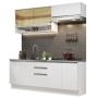 COCINA INTEGRAL MADESA GLAMY SIN MESÓN DE ACERO 200 CM