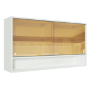 ALACENA 2 PUERTAS CORREDIZAS DE CRISTAL MADESA - 120 CM