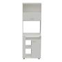MUEBLE DE COCINA PARA MICROONDAS 180 X 60 CM CON 4 ENTREPAÑOS AGLOMERADO