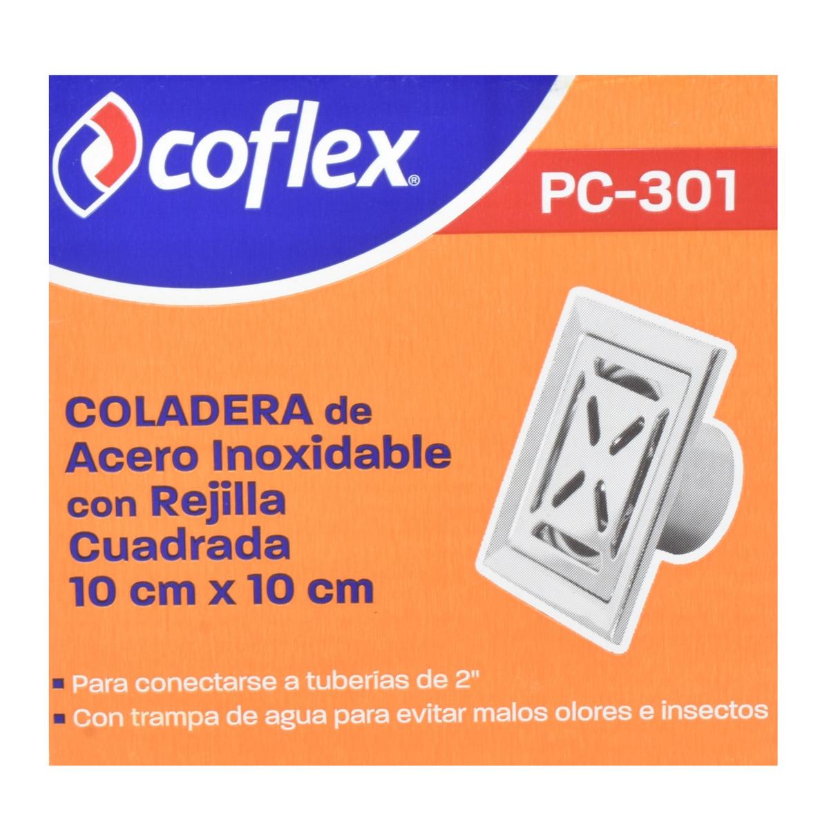 Coladera de Aluminio 10x10cm