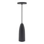 LAMPARA DECORATIVA COLGANTE MAXXI 8057 COLOR NEGRO MATE UNA LUZ
