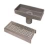 COLADERA LINEAL 7.28 X 40 X 9 CM PLATA COFLEX