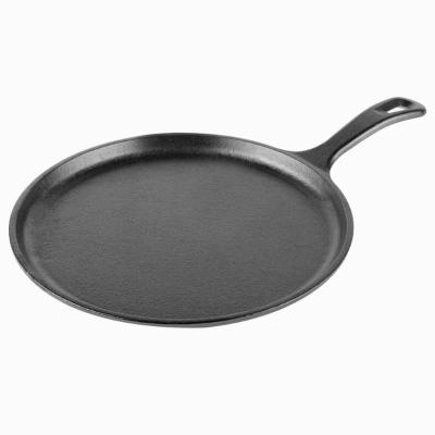 PLANCHA REDONDA C/ASA 26CM HIERRO FUNDIDO, LODGE