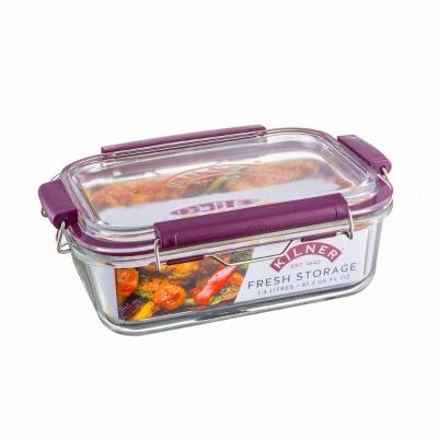 Set de 3 contenedores vidrio con tapa 2 L Kilner