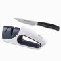 CUCHILLO COCINA Y AFILADOR CON BASE, ZYLISS