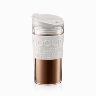 JUEGO TERMO PRENSA DOBLE PARED BLANCO 350ML, BODUM