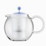 TETERA CRISTAL C/INFUSOR ASSAM 1L AZUL, BODUM