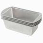 JGO 4 MINI MOLDES RECT ALUMINIO 14X5cm, NORDICWARE