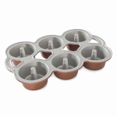 MOLDE 6 MINI ANGEL ALUMIN COBRE 1.4L, NORDICWARE