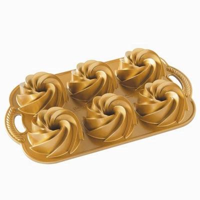 MOLDE PARA/PAN 6 CAVIDADES BUNDTLETTE, NORDICWARE