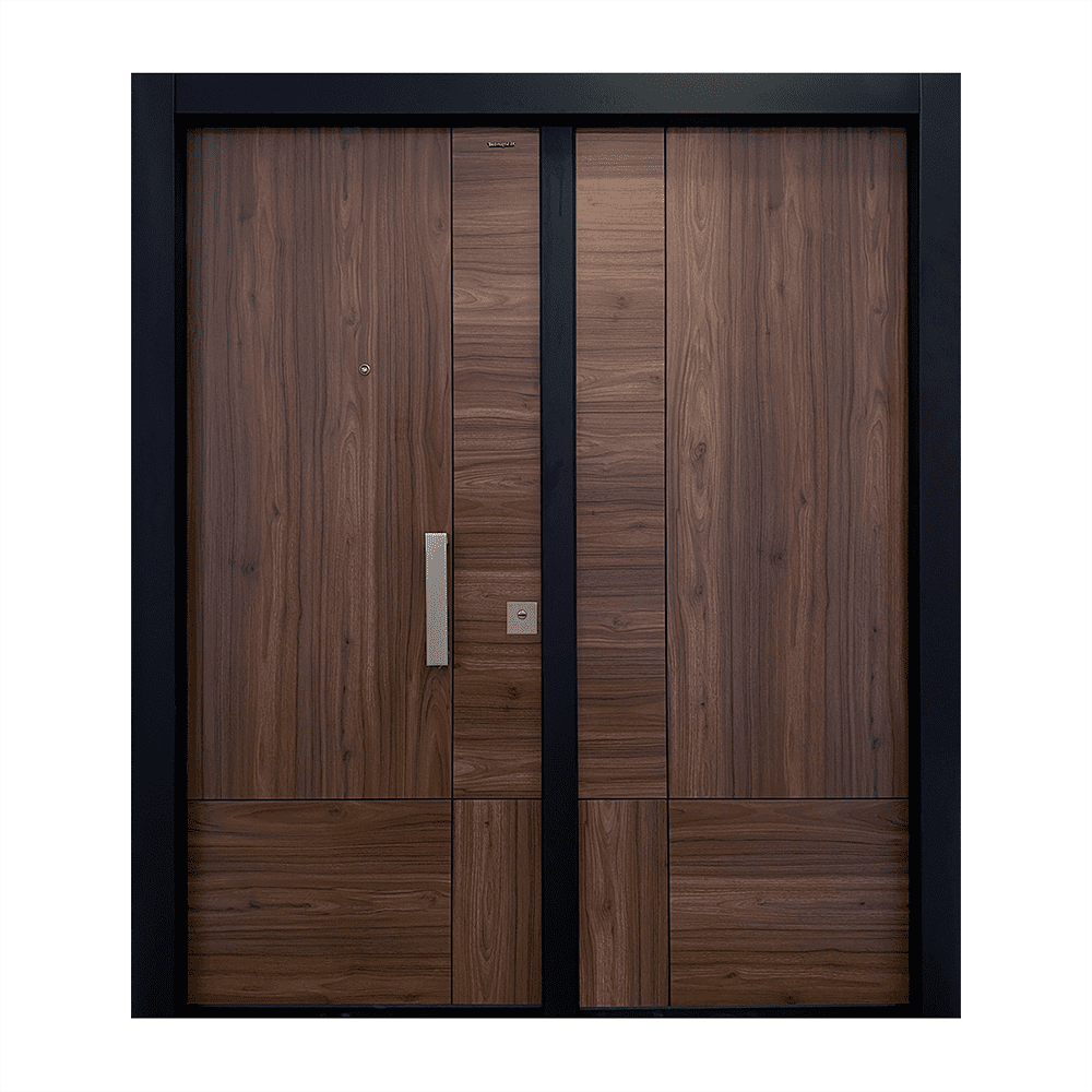 Puerta de seguridad río doble tabaco izquierda