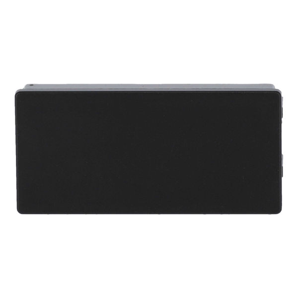 TAPÓN CIEGO DE 1 MÓDULO NEGRO SOFT