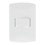 INTERRUPTOR MODULAR CON PLACA BLANCO LEVITON