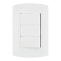 INTERRUPTORES SENCILLOS CON PLACA BLANCO LEVITON