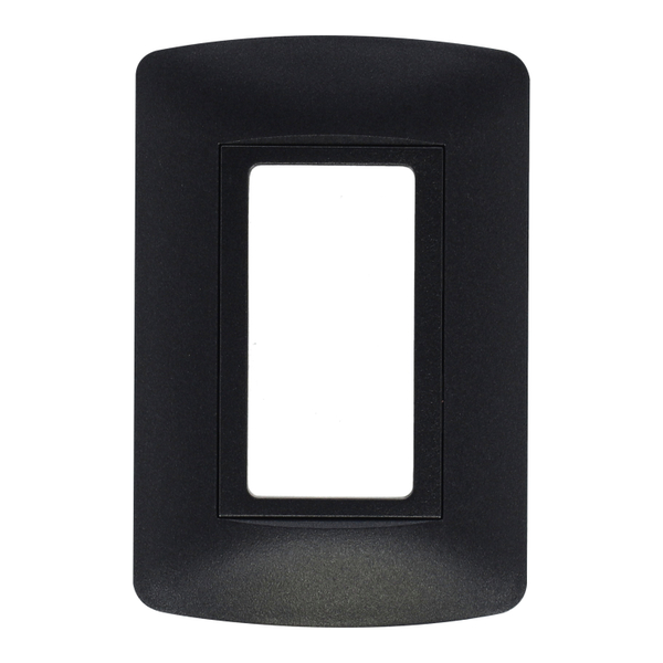 PLACA DECORATIVA GRIS LEVITON