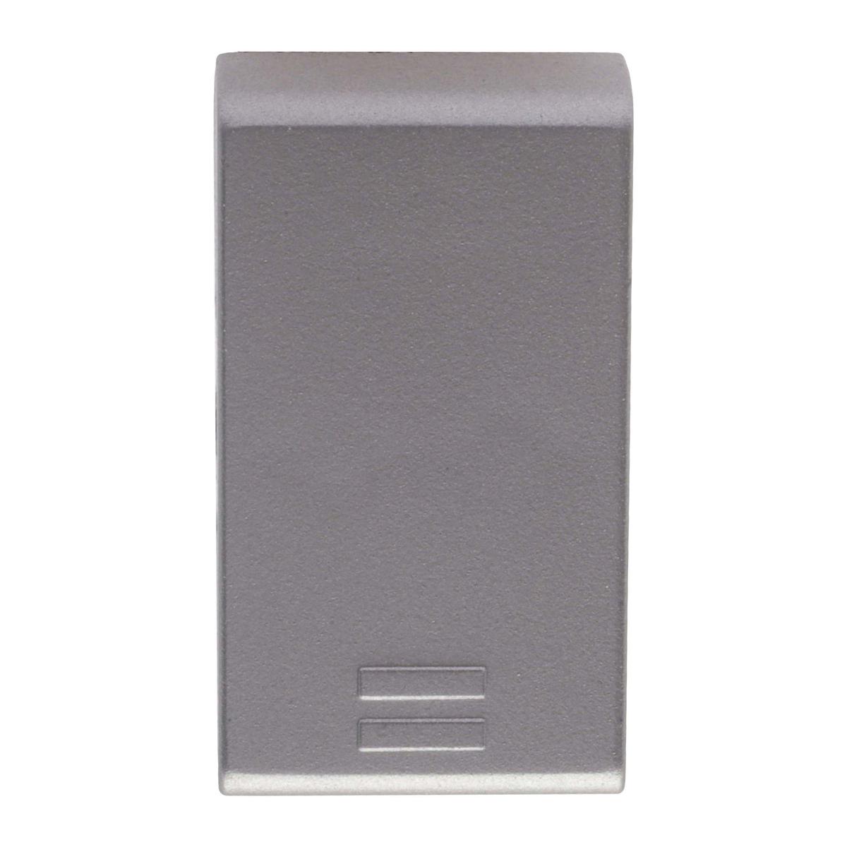 Interruptor sencillo gris leviton