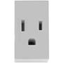 RECEPTÁCULO CON TIERRA BLANCO LEVITON