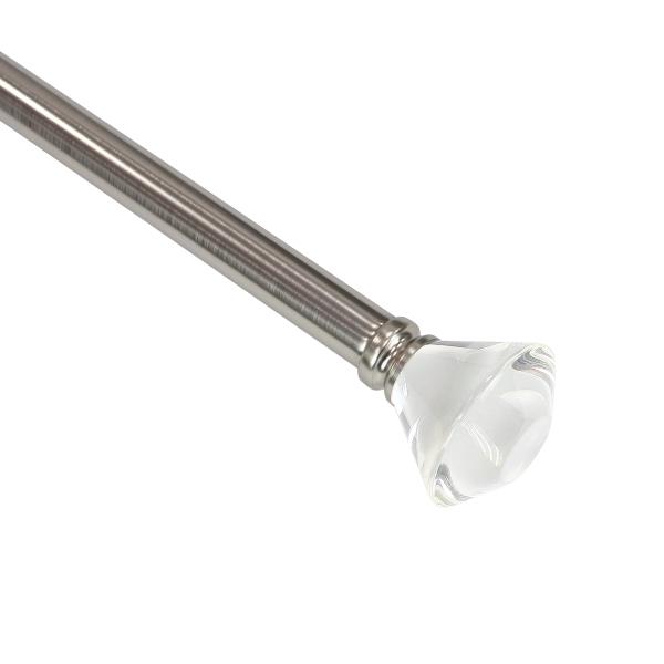 Tringle à Rideaux Industrielle Noire Pour Fenêtres De 81,3 à 109,4 Cm